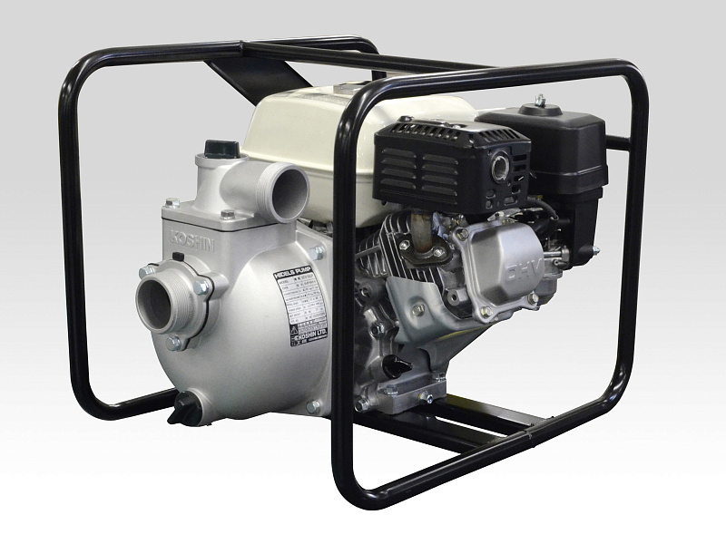 бензиновая мотопомпа для слабозагрязненной воды с двигателем Honda